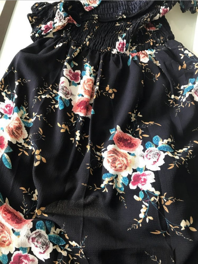 Boho Off-Shoulder Beach Dress