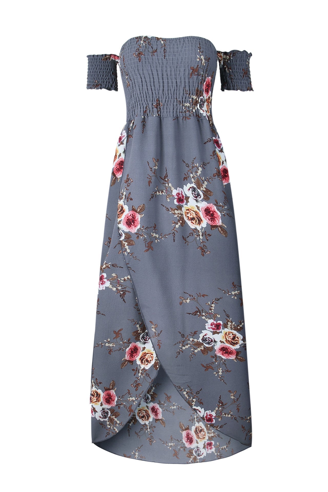Boho Off-Shoulder Beach Dress