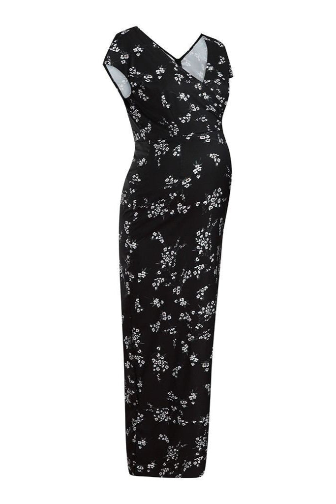 Printed Slim Thin Floral Chiffon Dress