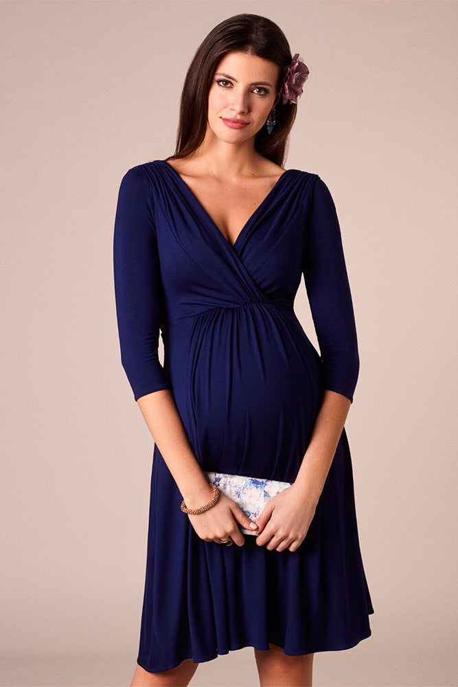 Breastfeeding Cotton Dress – Chic, Comfy & Functional