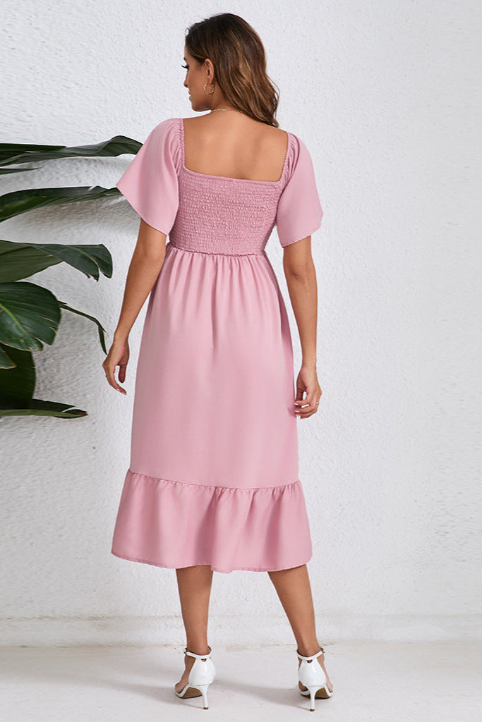 Smocked Summer Maternity Dress