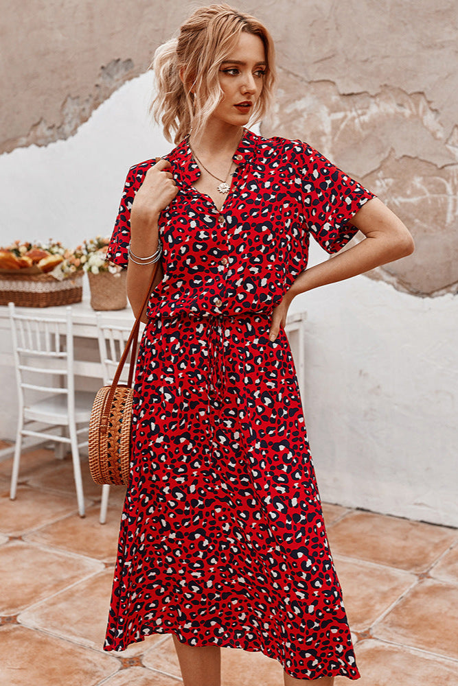 Chiffon Dot-Print Maternity Dress – Light, Breezy & Beautiful